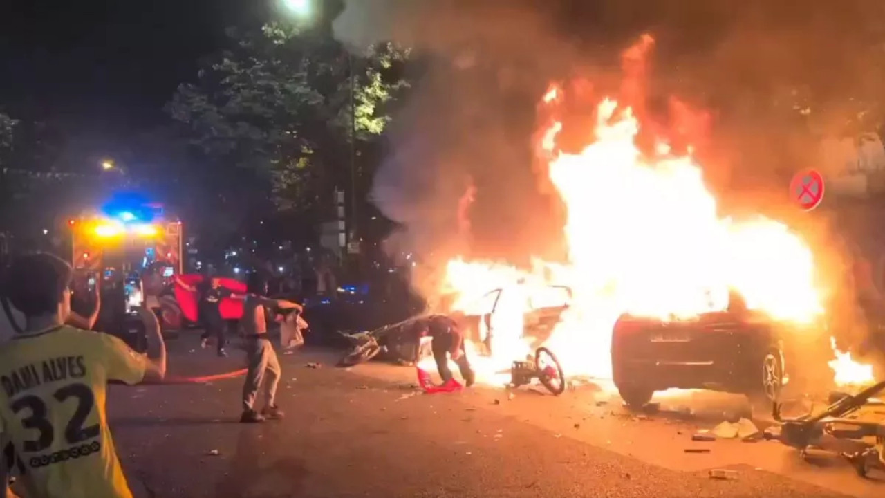 Fire incident in Paris