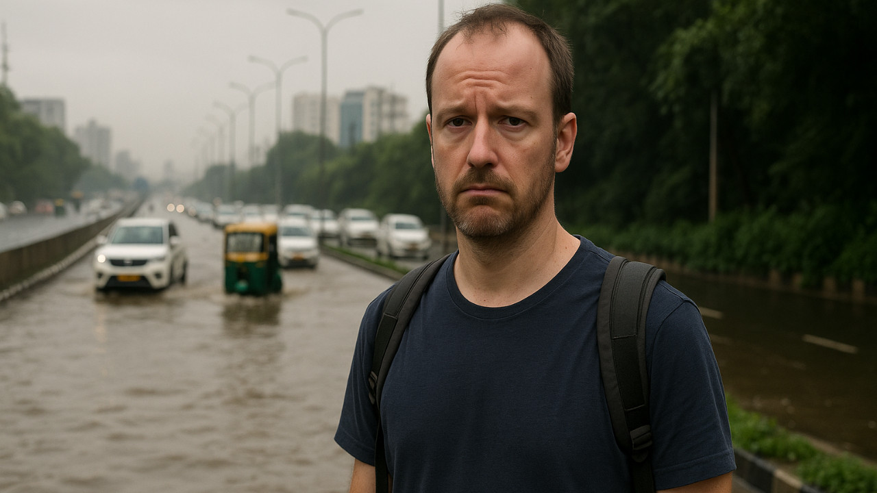 Frustrated by Gurugram's Waterlogging, Man Says: 'I'm Done with India'