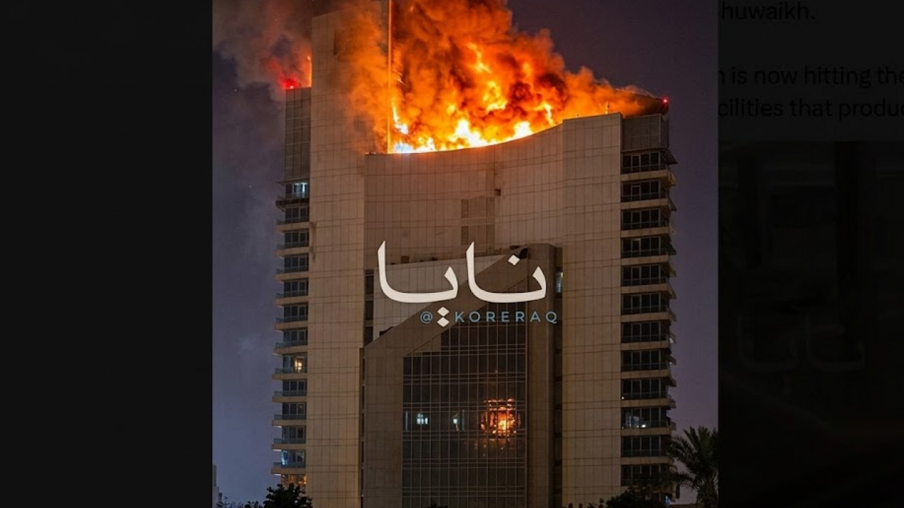 Massive Iranian Attack Targets Kuwait Government Complex, Utilities Damaged