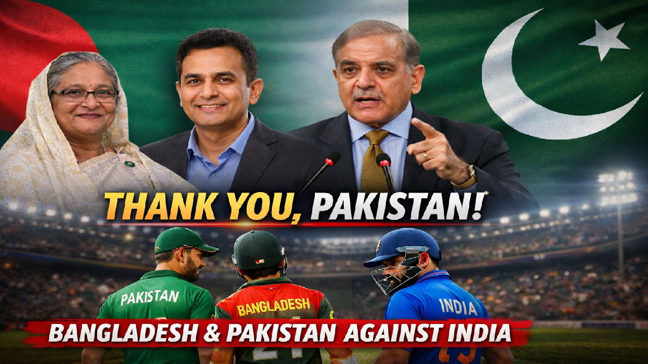 'Thank You, Pakistan': Bangladesh Signals United Stand Against India in T20 World Cup Row
