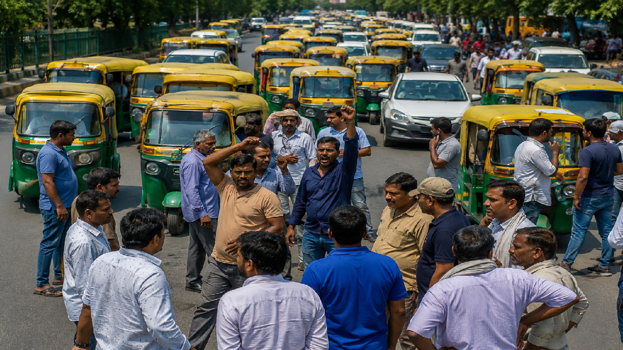 Delhi Taxi and Auto Unions Announce 3-Day Chakka Jam From May 21