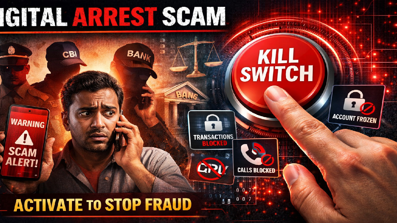 Your Money, One Button, Total Control: Inside the New Kill Switch Against Digital Arrest Fraud