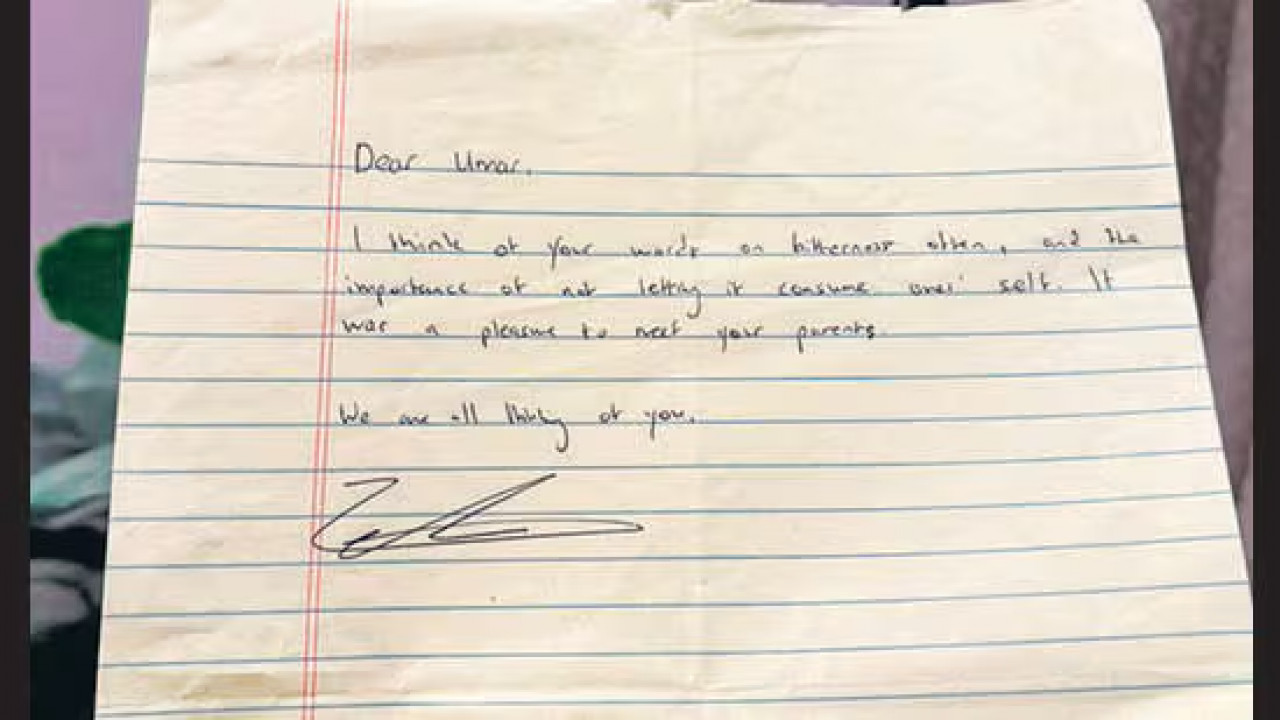 ‘Thinking of You’: NY Mayor Zohran Mamdani Sends Handwritten Note for Umar Khalid