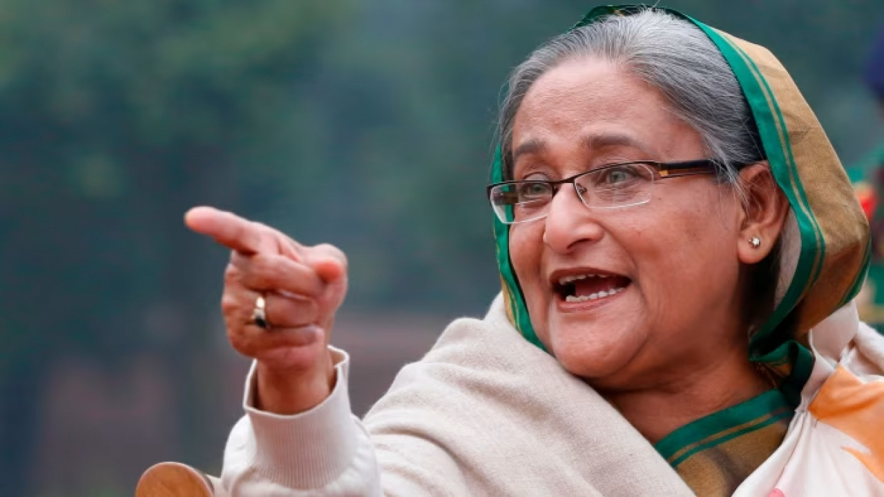 Sheikh Hasina Says ‘Unelected Forces’ Are Pushing Bangladesh Into Darkness