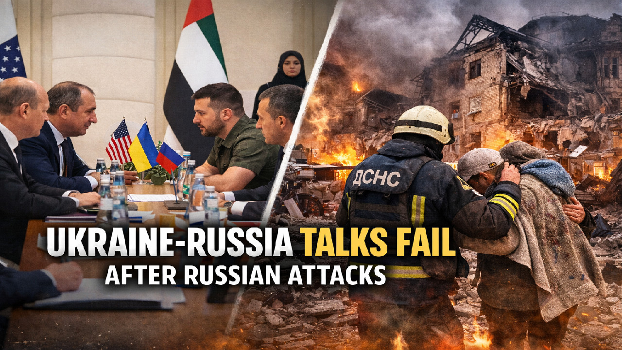 Ukraine-Russia Peace Talks End Without Breakthrough After Fresh Russian Strikes