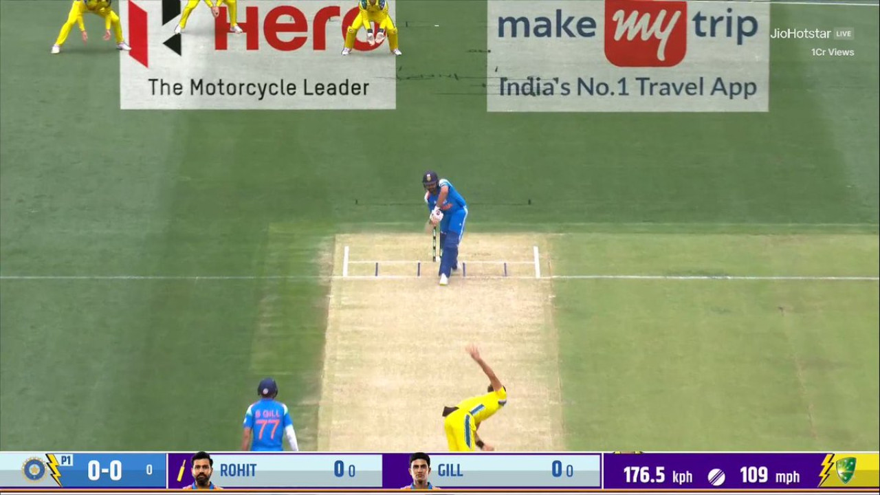 IND vs AUS: Mitchell Starc’s Fiery Spell Includes Speed Gun Reading of 176.5 kmph