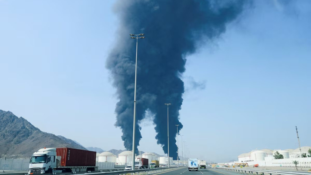 Iran launches major drone attack on UAE, sparks huge fire in Shah natural gas field