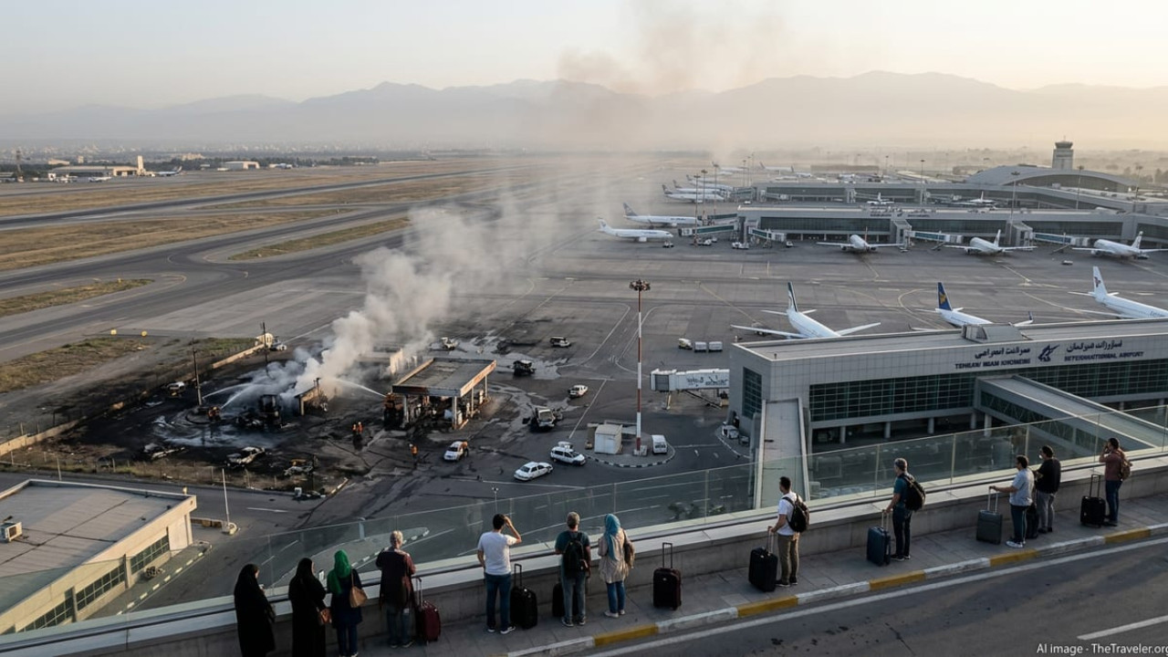 Israel claims to have destroyed Ayatollah Ali Khamenei's aircraft at Tehran airport