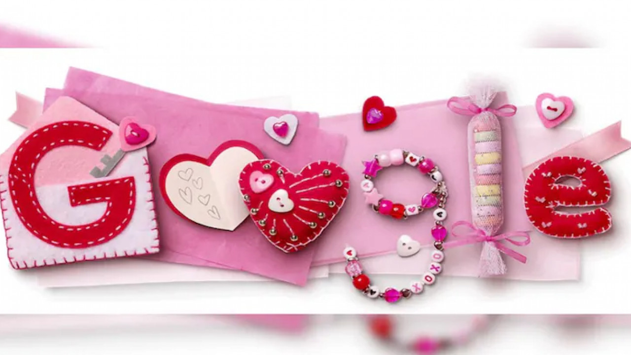 Google Marks Valentine’s Day With Heartfelt Doodle Celebrating Handmade Surprises