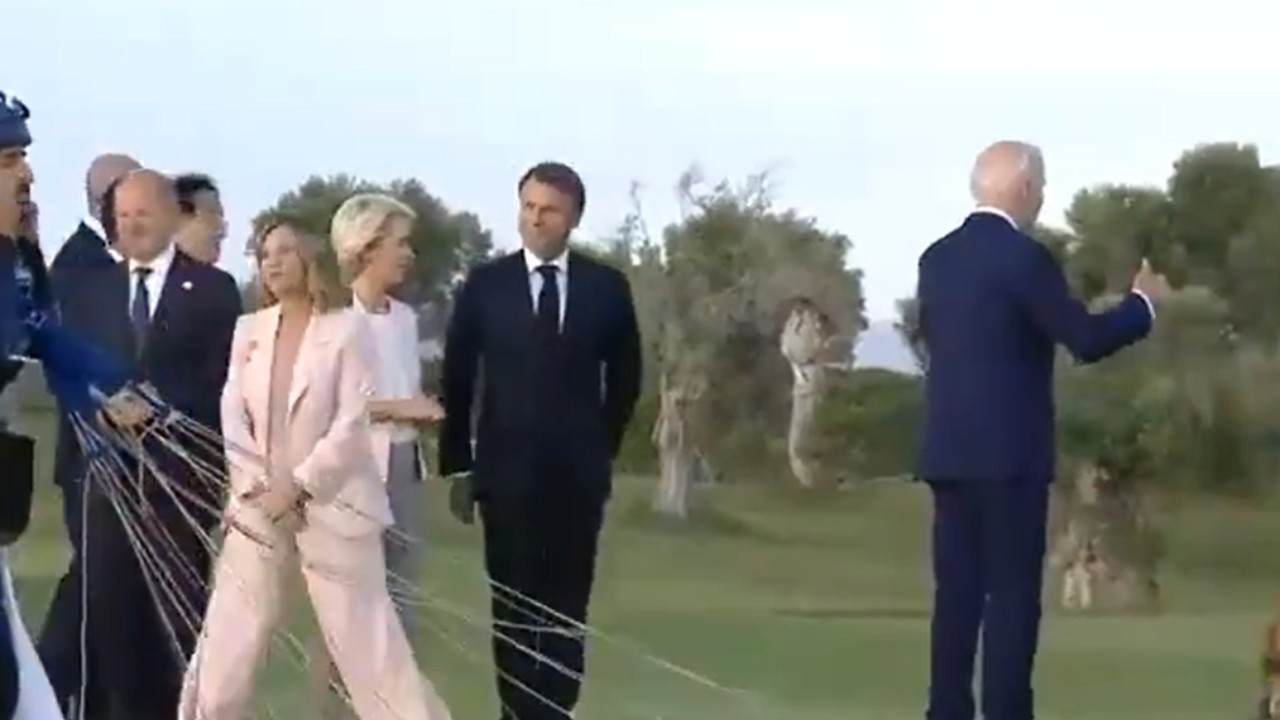 Joe Biden’s awkward moments in G-7 sparks meme frenzy | WATCH