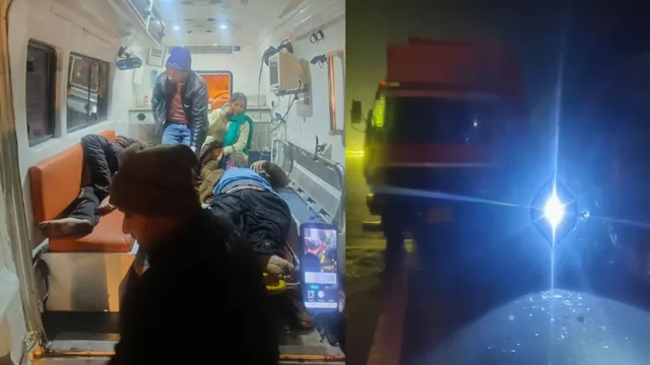 Six Killed After Speeding Container Truck Runs Over Bus Passengers on Yamuna Expressway