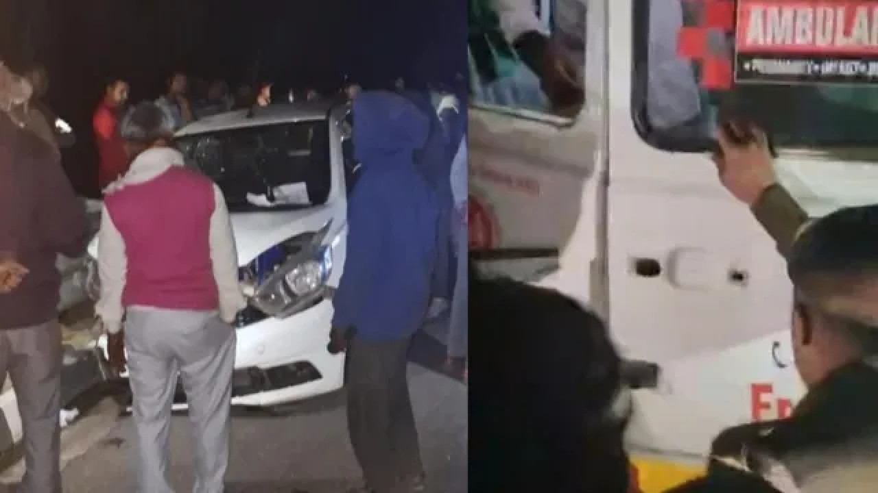 Out-of-Control Car Crushes 7 People on Ganga Expressway, Four Killed in Night Accident