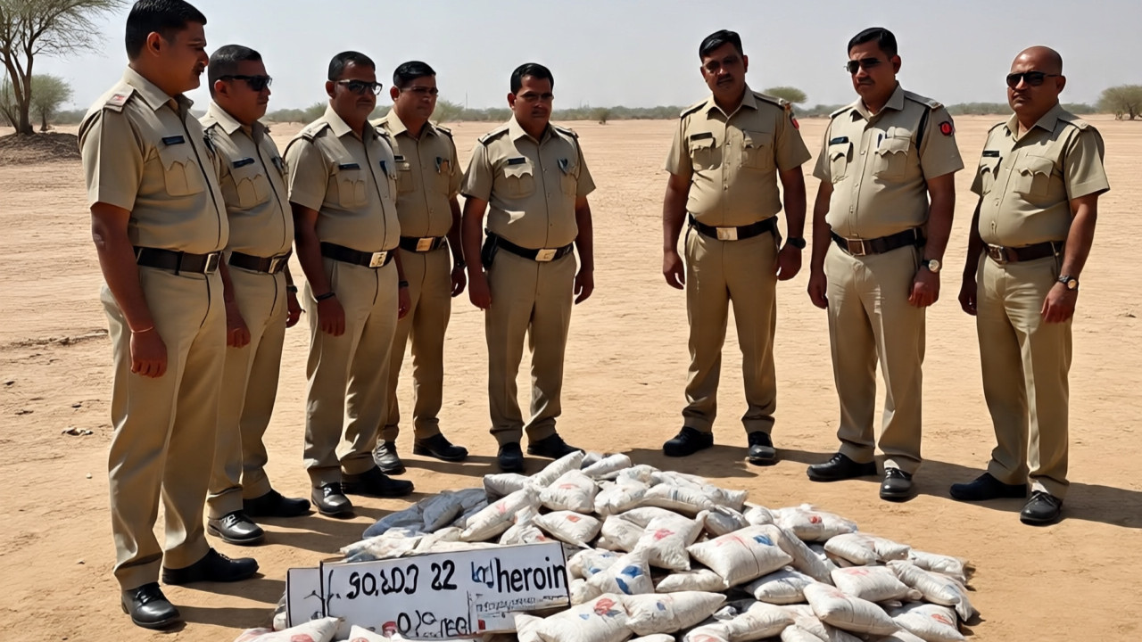 Major Drug Trafficking Network Busted Near Barmer Border