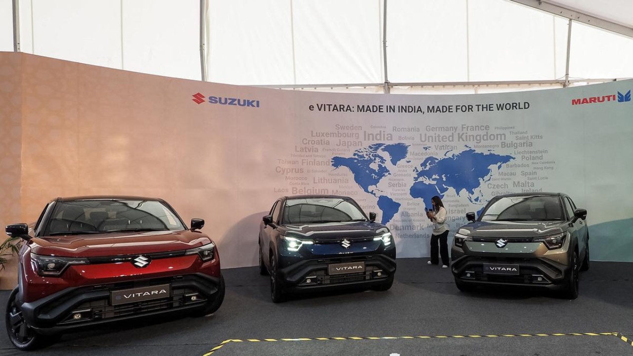 Maruti Begins Export of e-Vitara, Ships 2,900 Cars to Europe