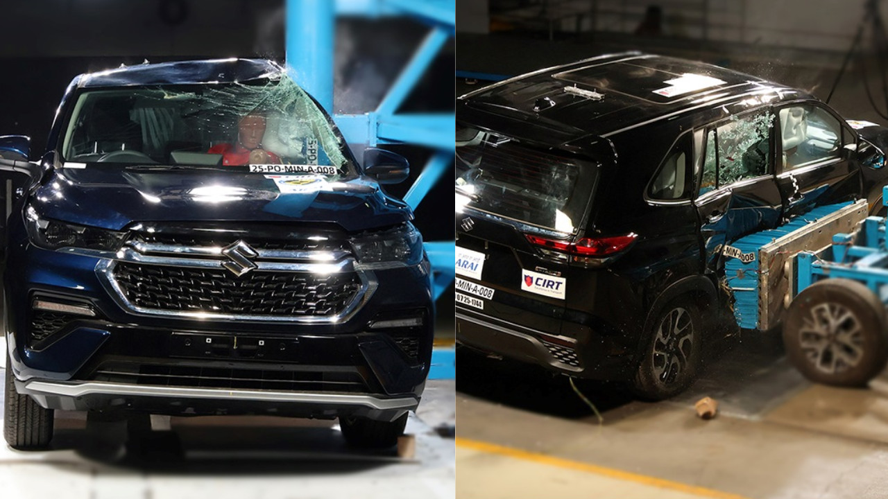 Maruti Suzuki Invicto Bags 5-Star Safety Rating in Bharat NCAP Crash Test – Check Its Must-Know Safe