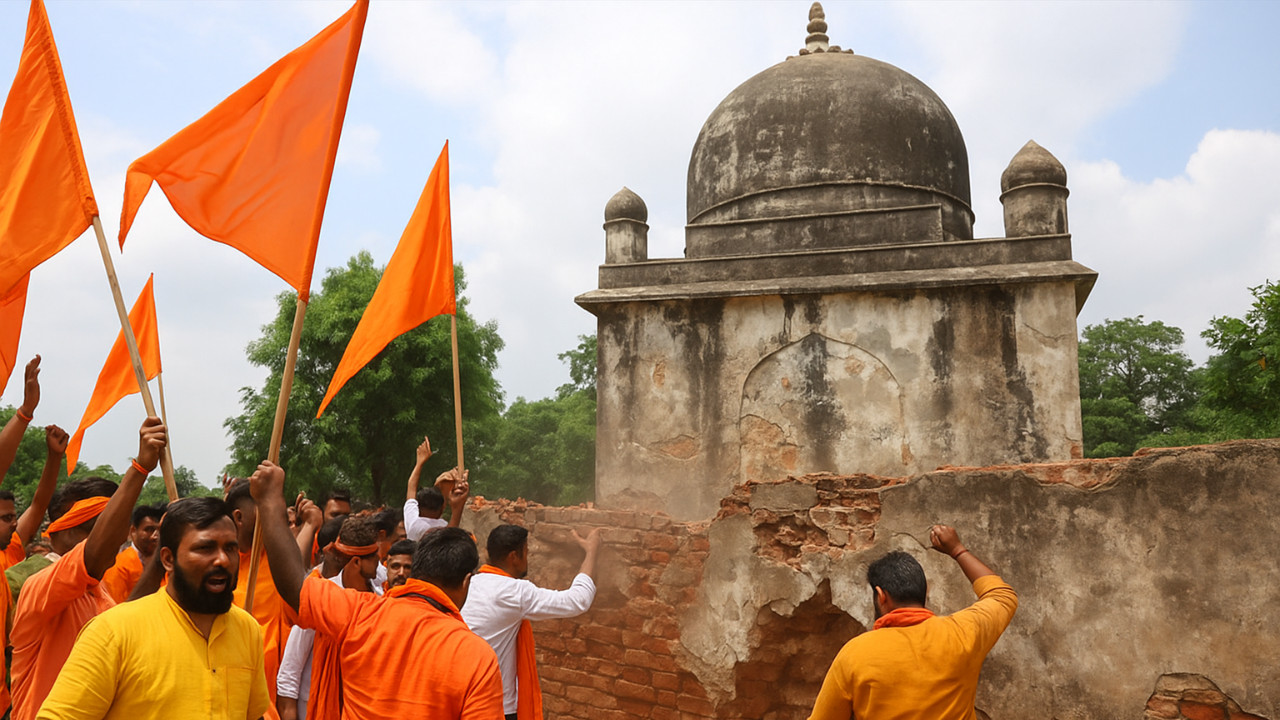 Mob Vandalises Tomb in UP’s Fatehpur, Claims it Was Built Over a Temple