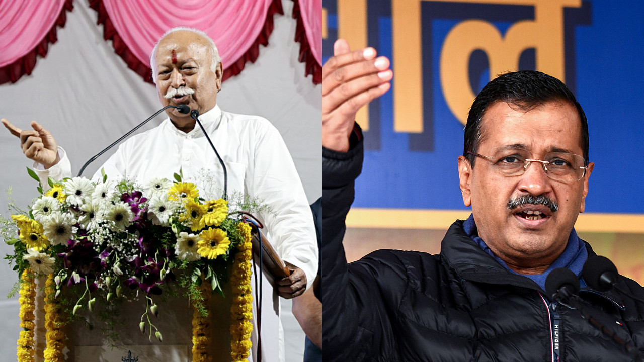 Mohan Bhagwat , Arvind Kejriwal