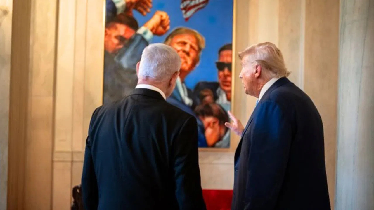 Netanyahu and Donald Trump