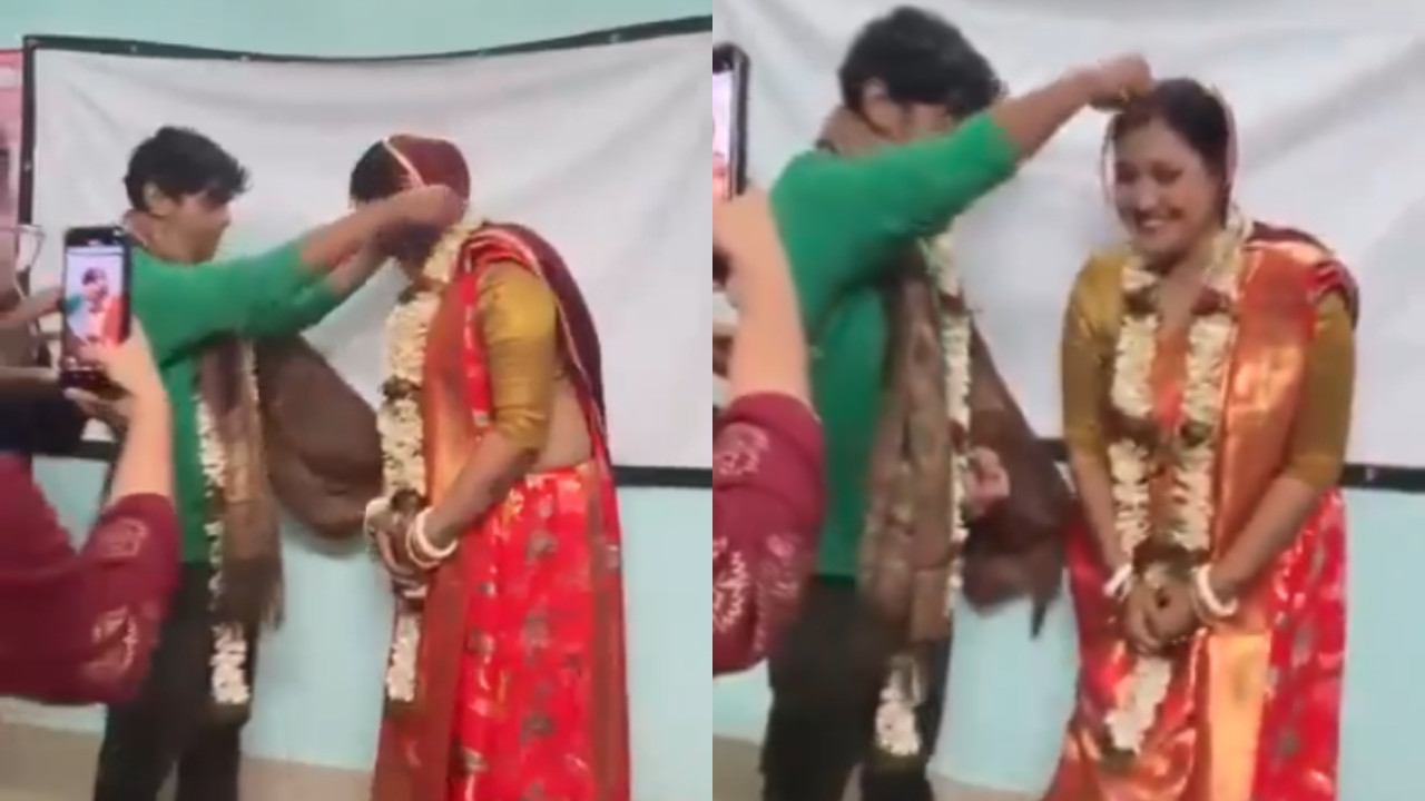 Outrage Erupts as Viral Video Shows University Professor and Student Performing Hindu Wedding Ritual
