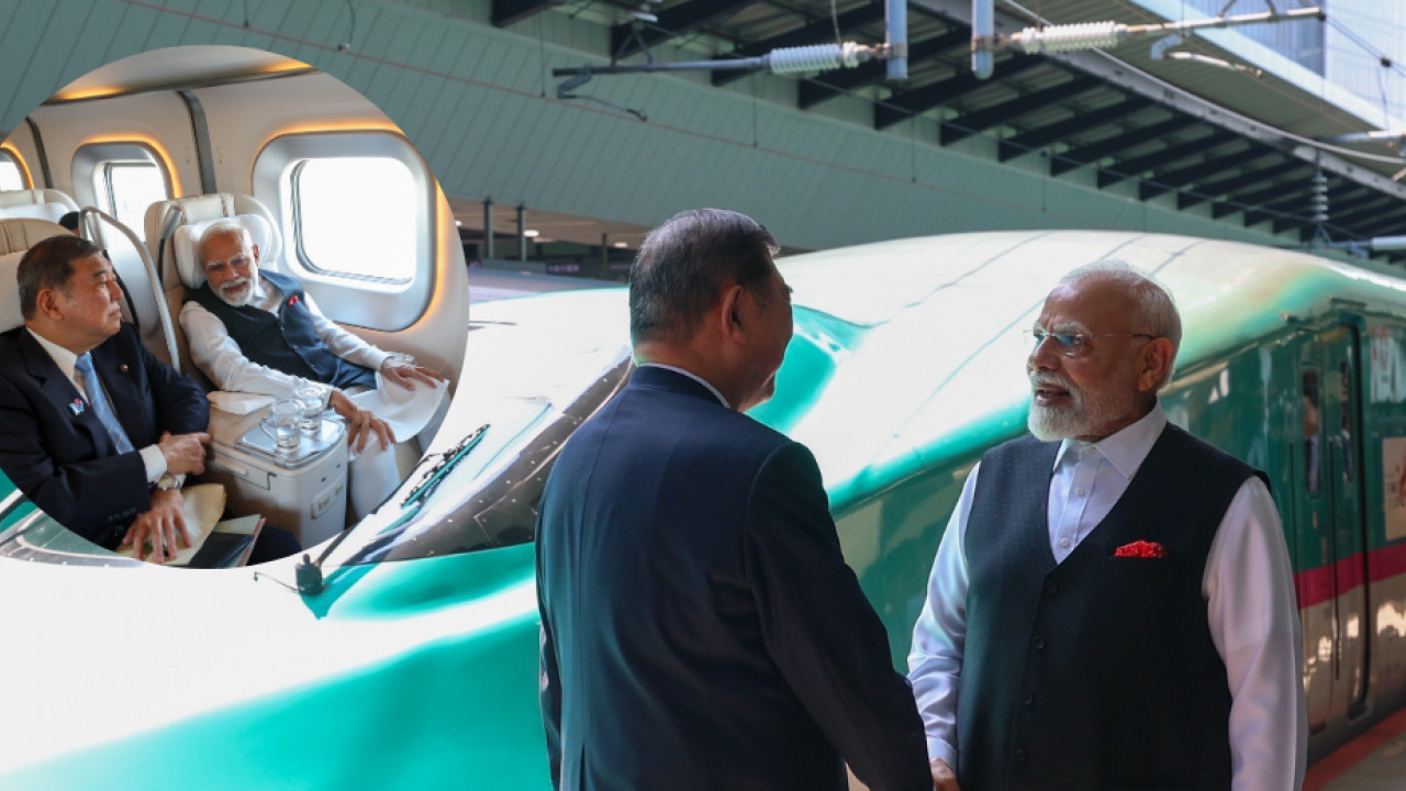 PM Modi Japan visit bullet train