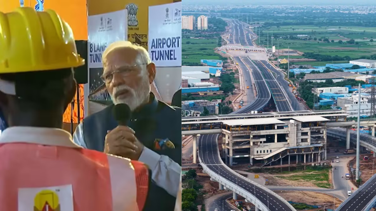 PM Modi Inaugurates Two Key Highway Projects in Delhi Worth Rs 11,000 Crore