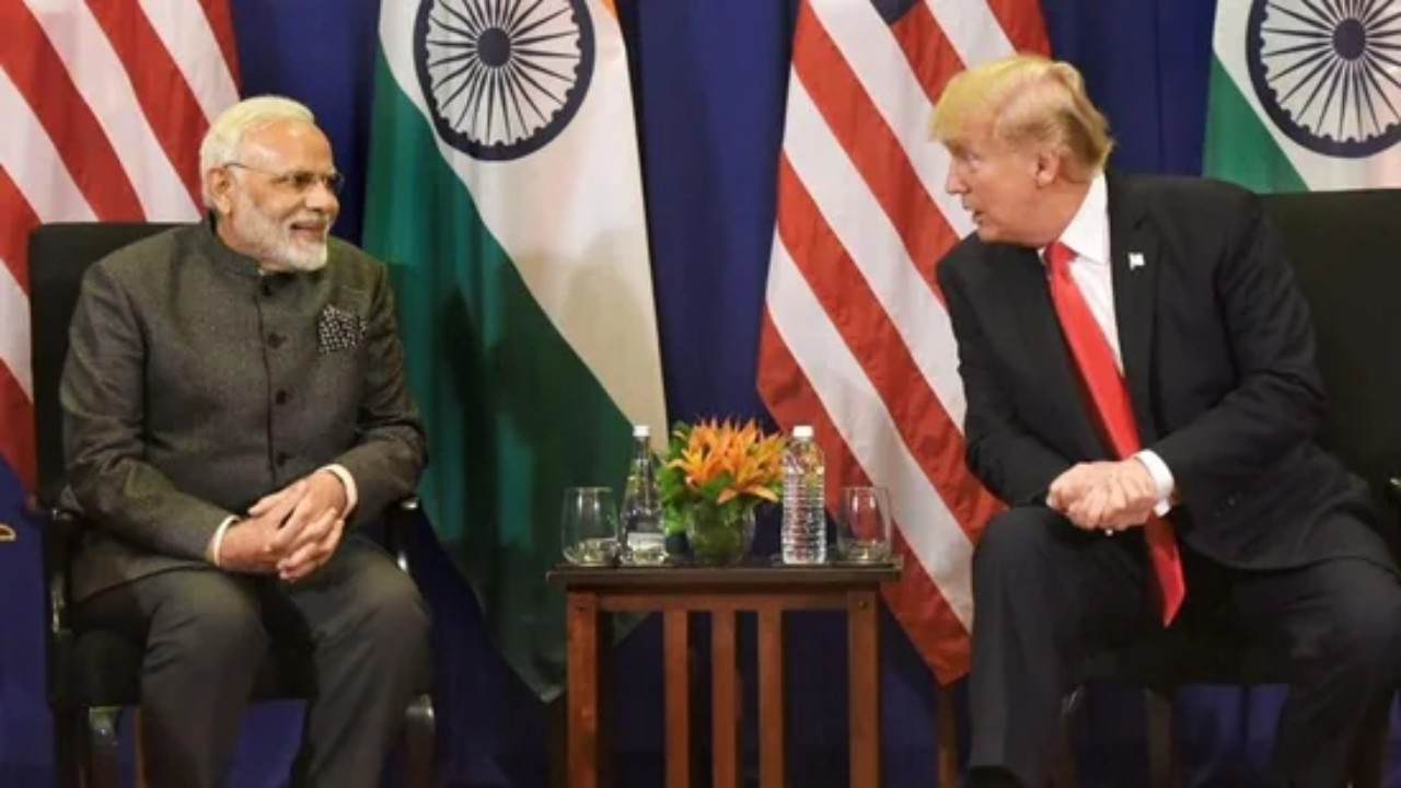 PM Modi with Donald Trump
