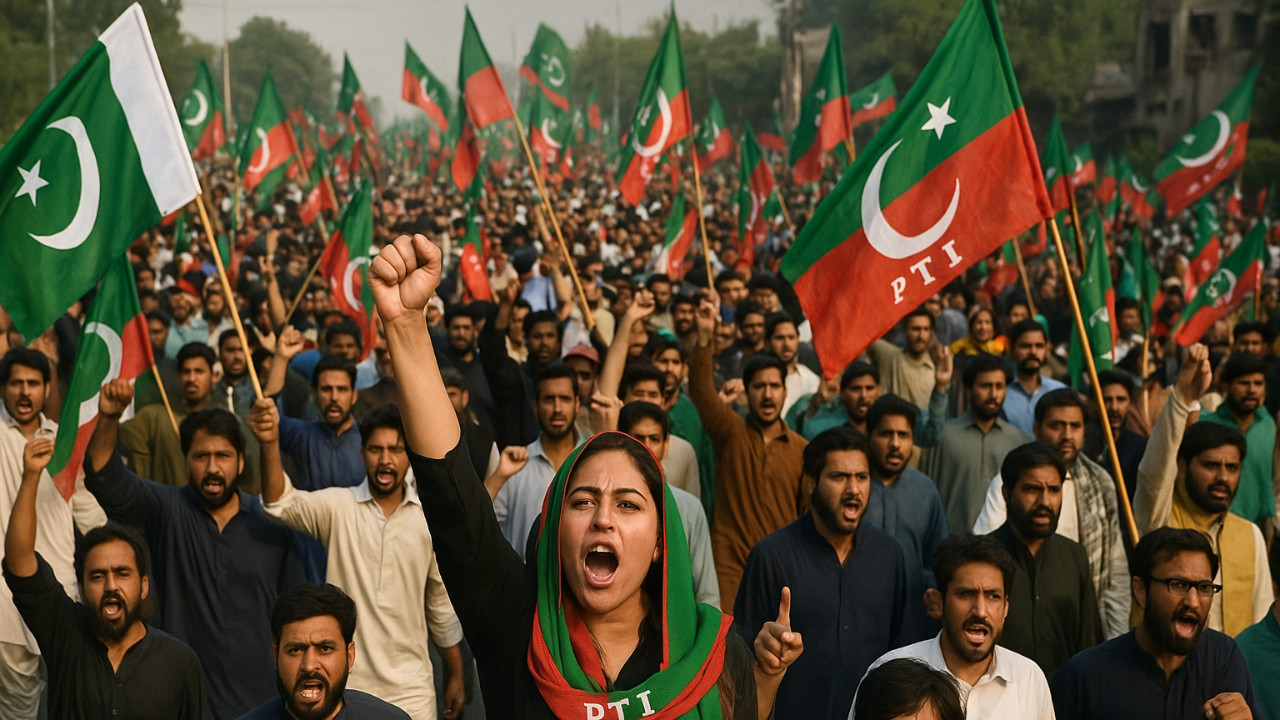 PTI Launches Nationwide Protest for Imran Khan’s Release, Political Turmoil Grips Pakistan