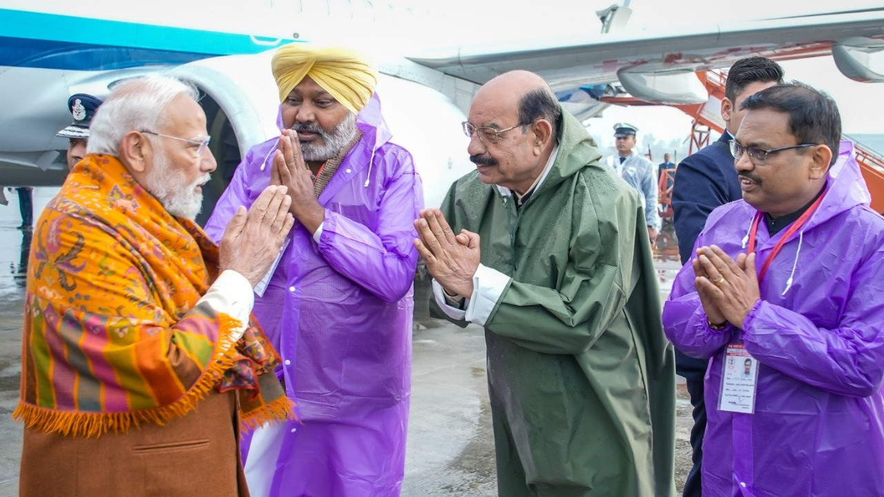Punjab: PM Narendra Modi unveils Adampur airport, renames IAF base after Guru Ravidass 