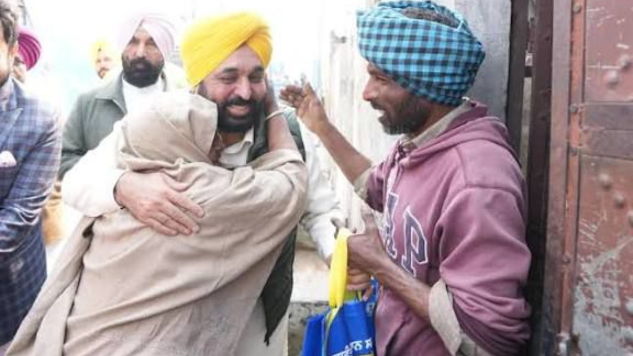 Punjab CM Mann Launches Complete Ration Package with Home Delivery for 1.42 Crore Families