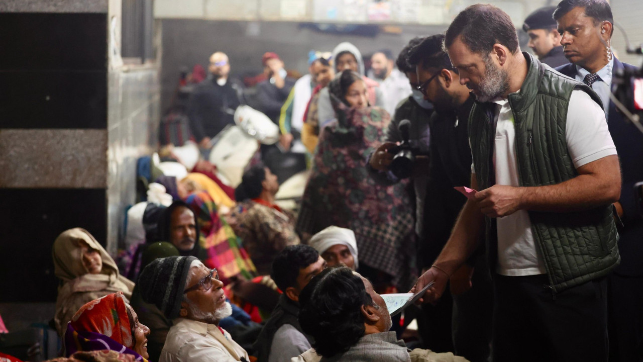 Rahul Gandhi's AIIMS Visit: A Stark Reminder of Government Indifference as Patients Sleep on Streets