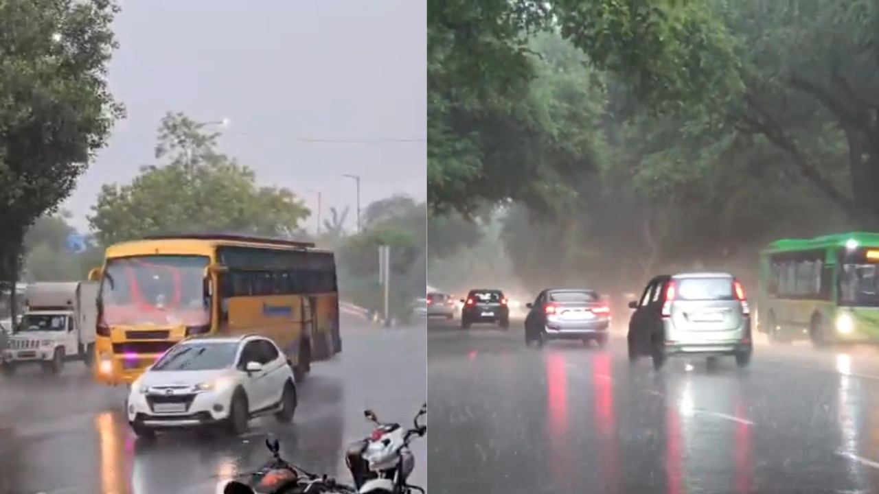 Rain Hits Delhi-NCR: Traffic Jams, Flights Delayed as Temperature Drops