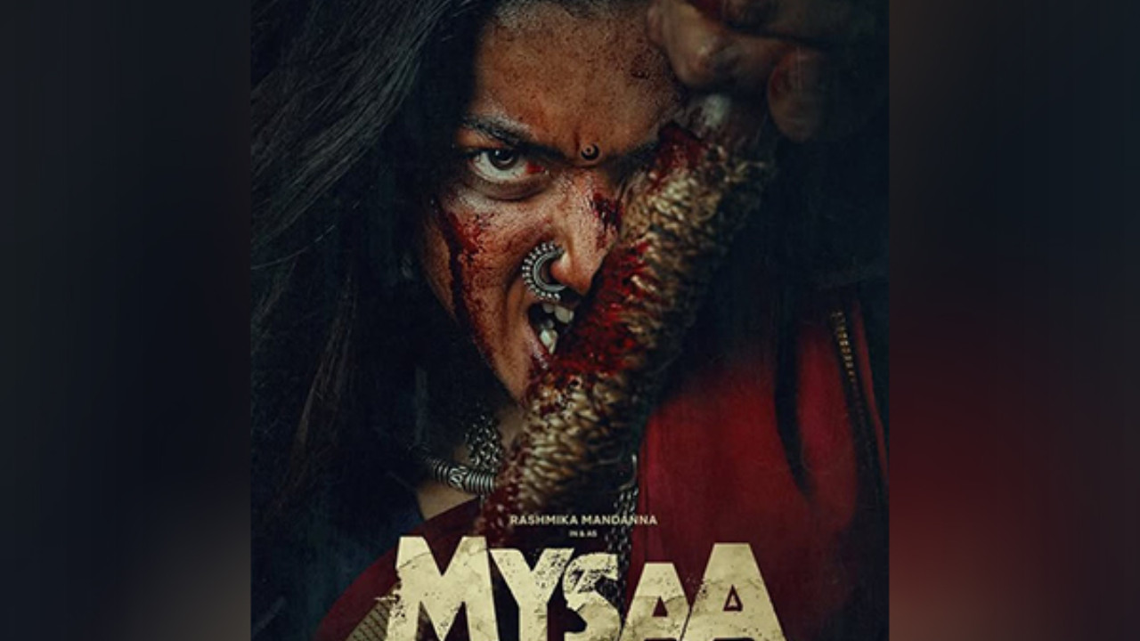 Rashmika Mandanna Unveils Fierce Look for Her New Film, Mysaa