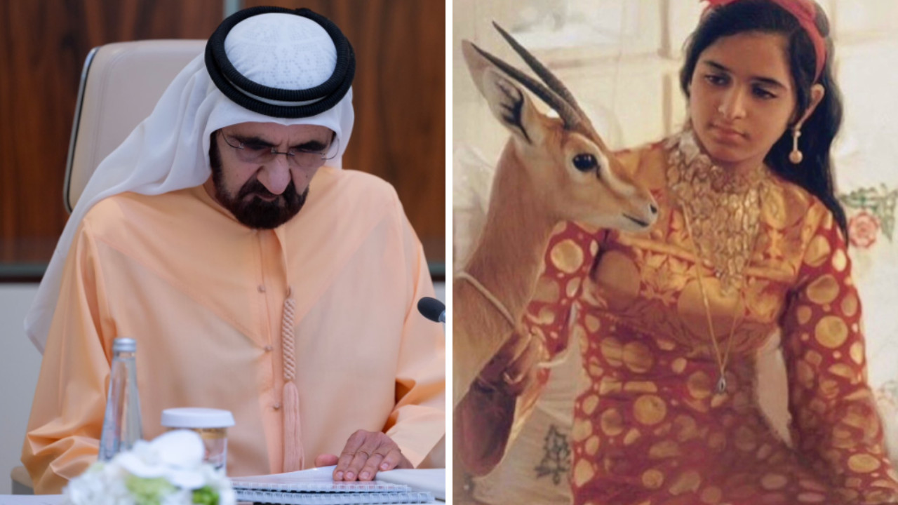 Sheikh Mohammed bin Rashid and Sheikha Hind