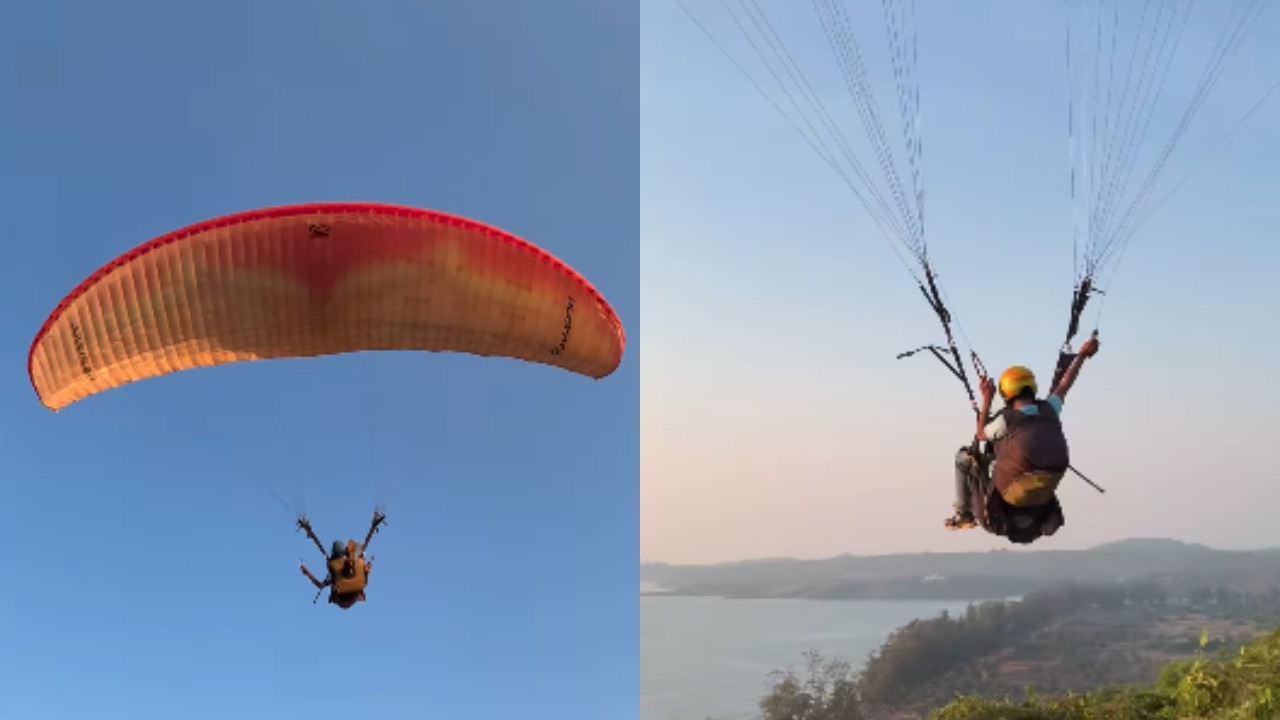 Sky-High Shenanigans! Watch THIS paraglider's comedic interaction as he requests lighter mid-air | V