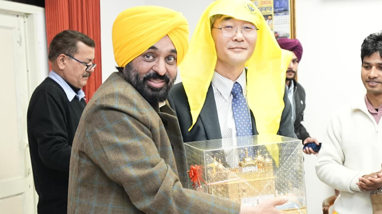 South Korean delegation welcomes CM Bhagwant Singh Mann’s positive outlook, expresses interest in co
