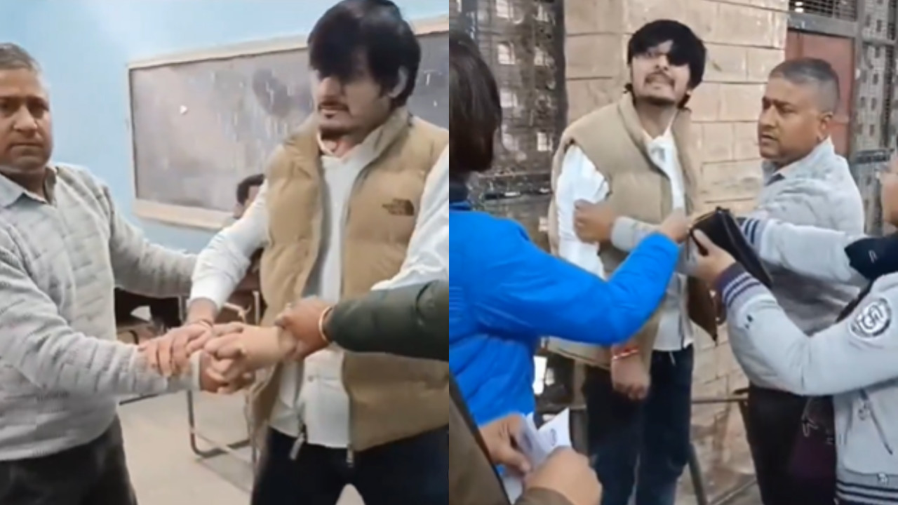 Student's Shocking Assault on Teacher During Jodhpur Exam Sparks Outrage and Calls for Police Action