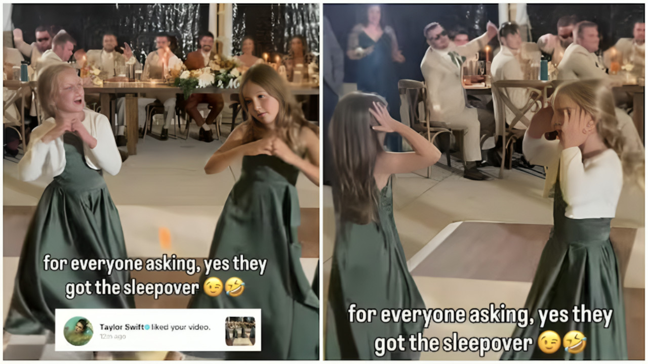 Taylor Swift Reacts to Viral Video of Young Girls Dancing to Her Song at a Wedding