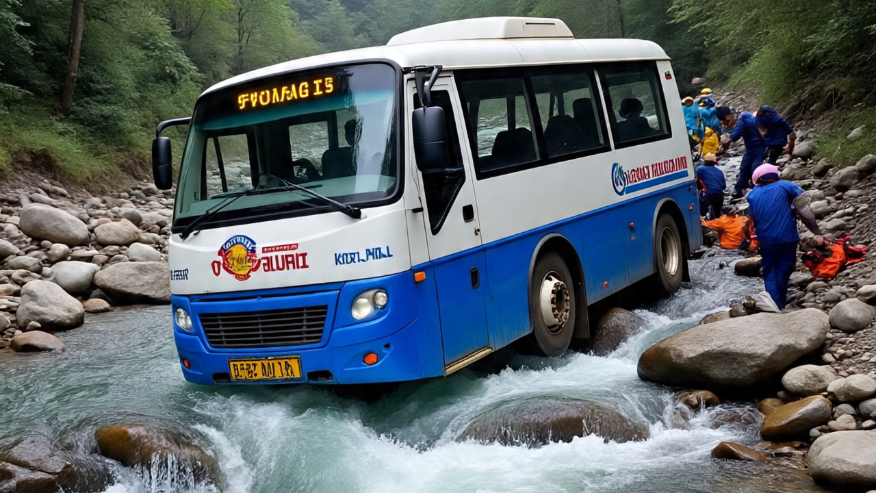 Three dead, several injured after bus plunges into river in Uttarakhand's Rudraprayag
