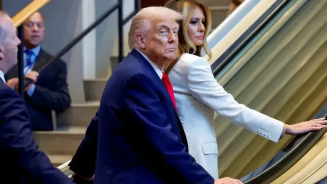 Trump and Melania