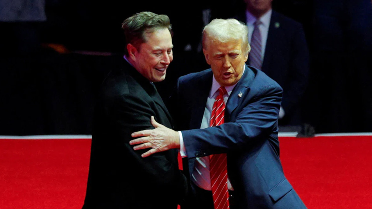 Trump with Musk