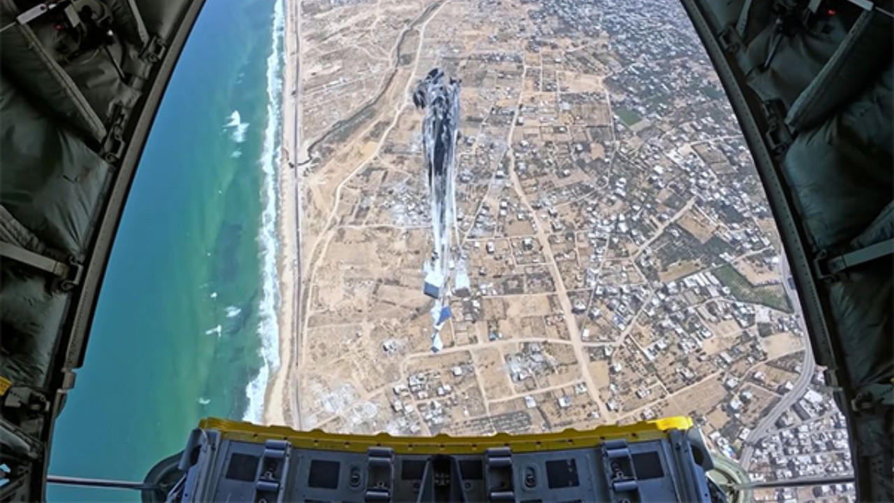 UAE, Jordan Lead Airdrop of Humanitarian Aid to Gaza with European Support