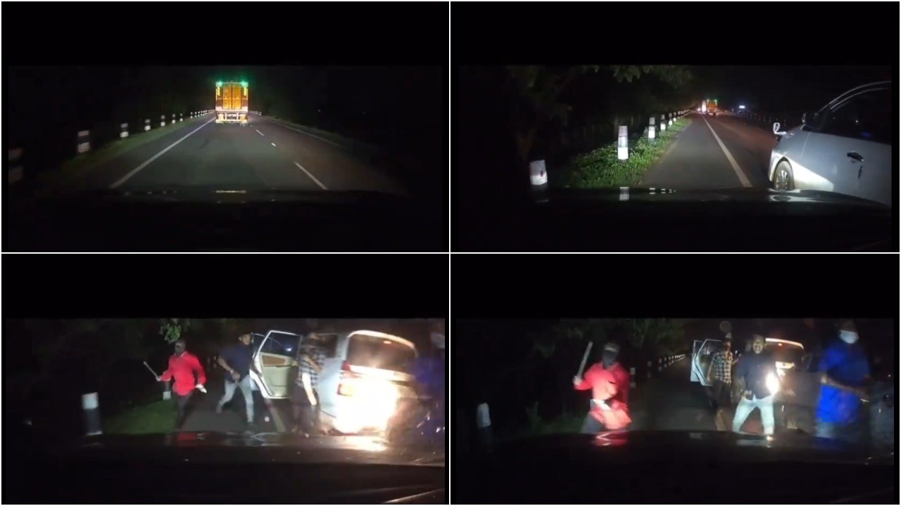Robbers try to steal running car on SalemKochi highway, terrifying