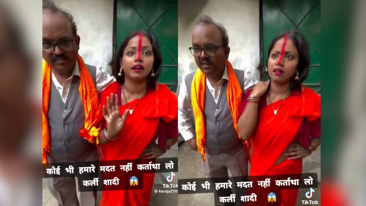 Video shows daughter marrying her biological father