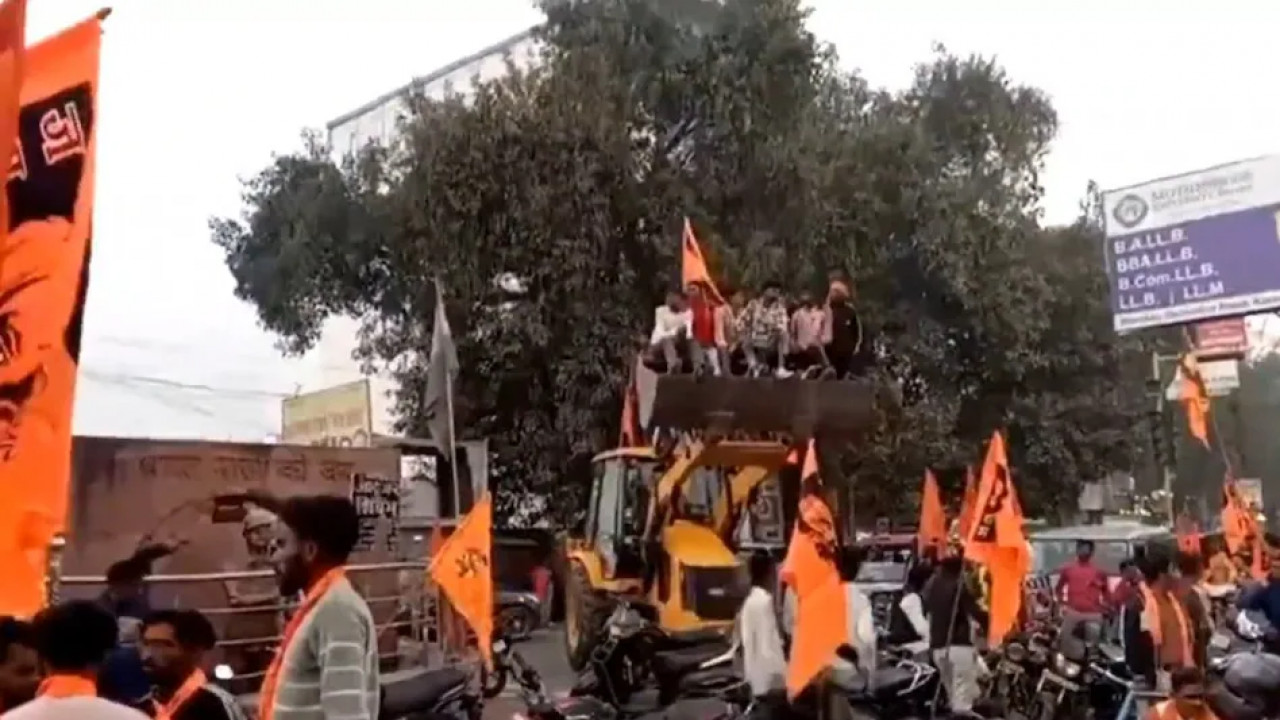 Bajrang Dal rally Hit By Stone Pelting In Haridwar, Probe Underway
