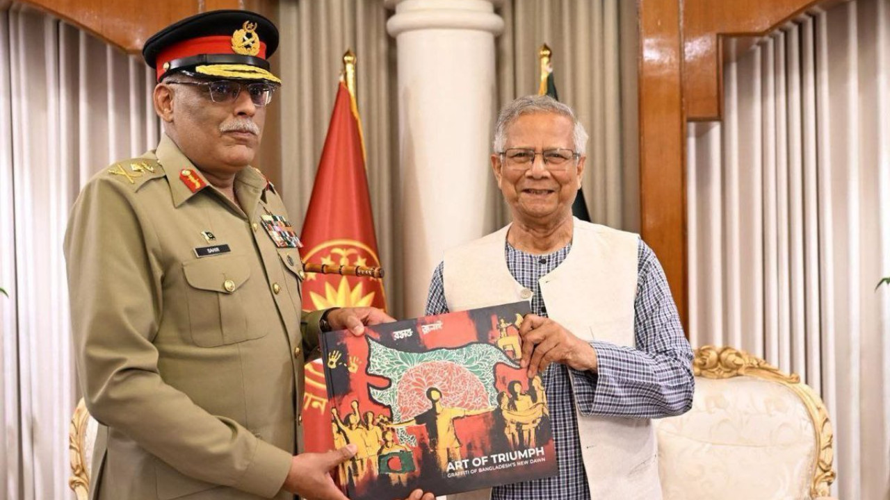 Yunus Gifts Map to Pakistani General Showing India’s Northeast as Bangladesh Territory, Sparks Contr
