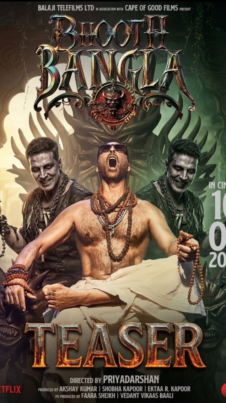 Who are main stars of 'Bhooth Bangla'?