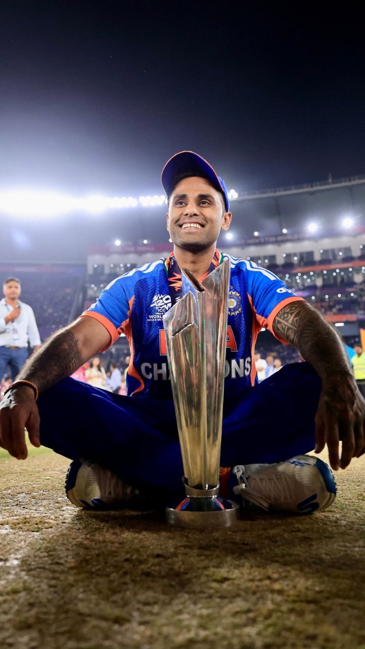 How did Suryakumar Yadav celebrate?