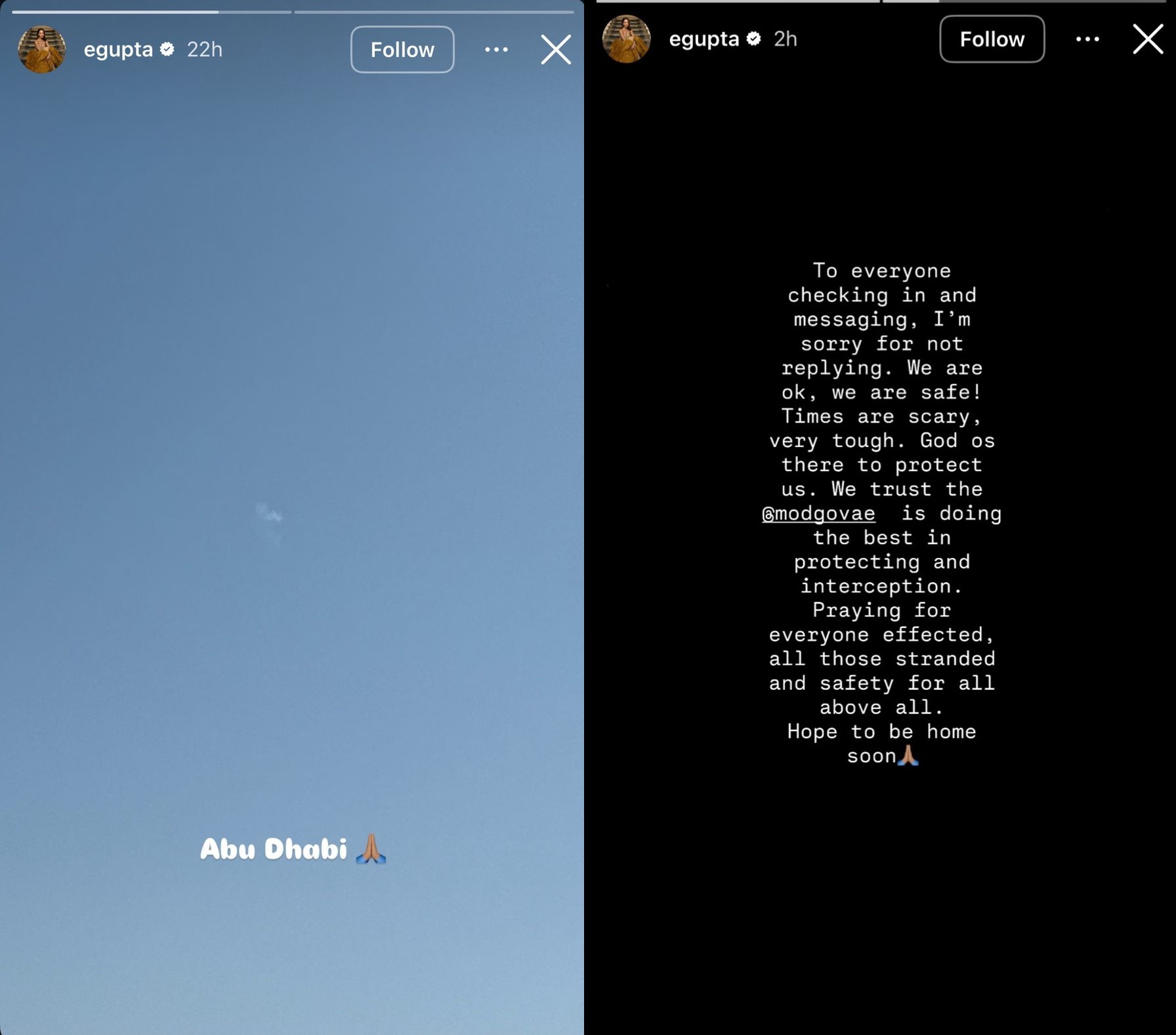 Esha Gupta, who is stuck in Dubai amid flight cancellations, shares update Esha Gupta, who is stuck in Dubai amid flight cancellations, shares update