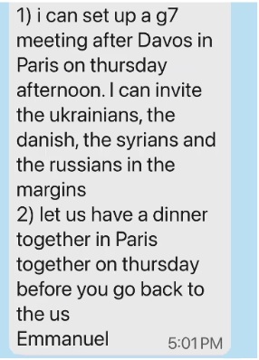 US President posted a screenshot 