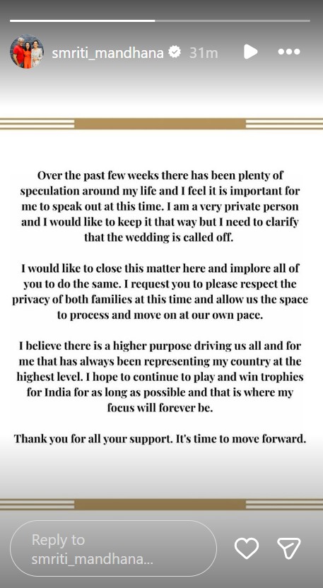 Smritis post Smritis post